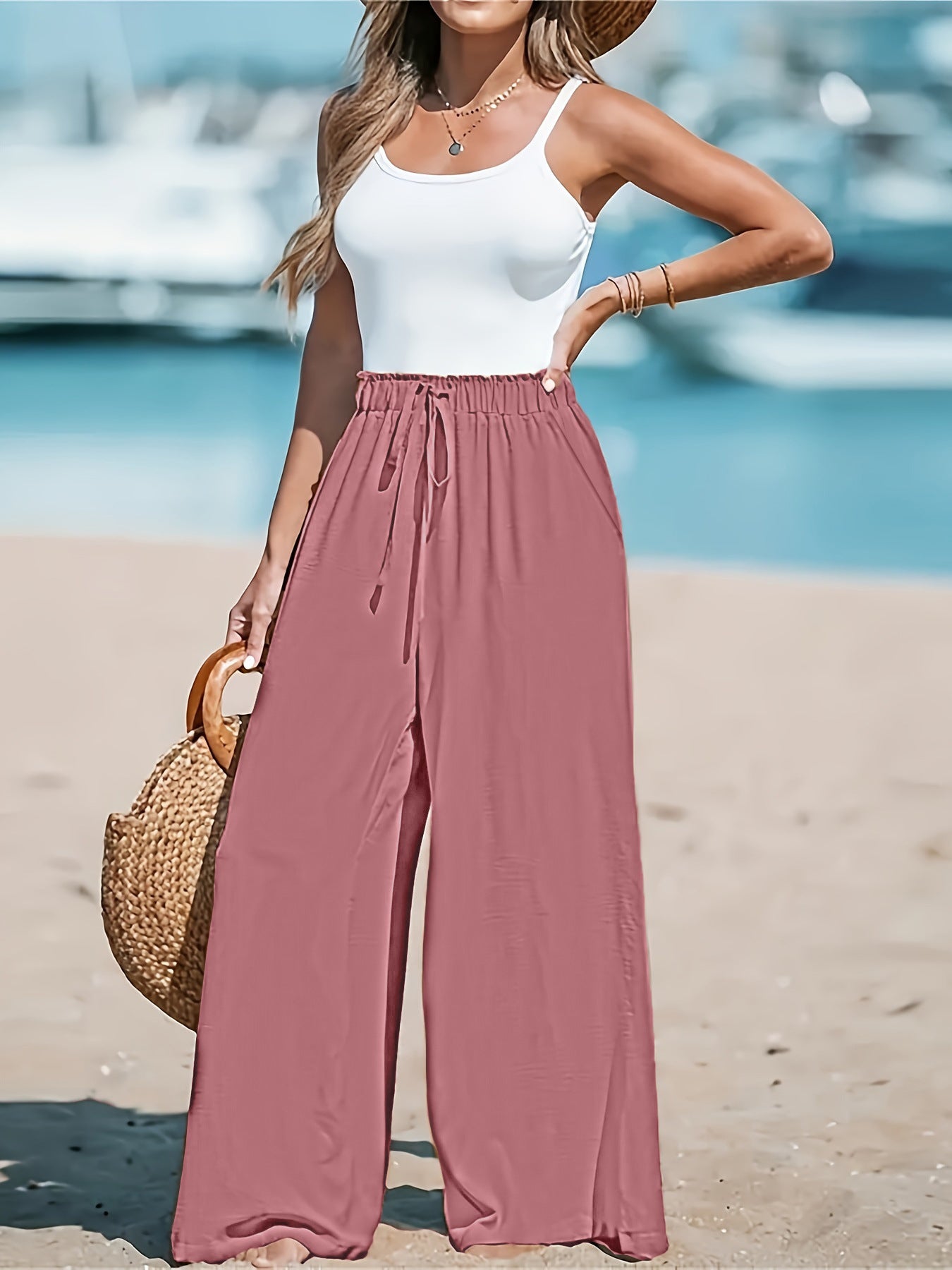 Women’s Relaxed Wide-Leg Pants